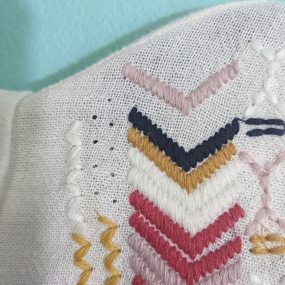 See U Soon Embroidered Short sleeve top Xs - Picture 5 of 6